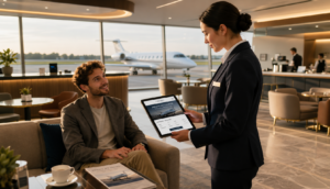 Villiers private jet charter service
